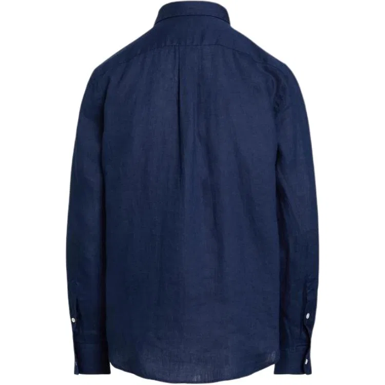 Рубашка свободного кроя Polo Ralph Lauren Marine Blue — фото 3