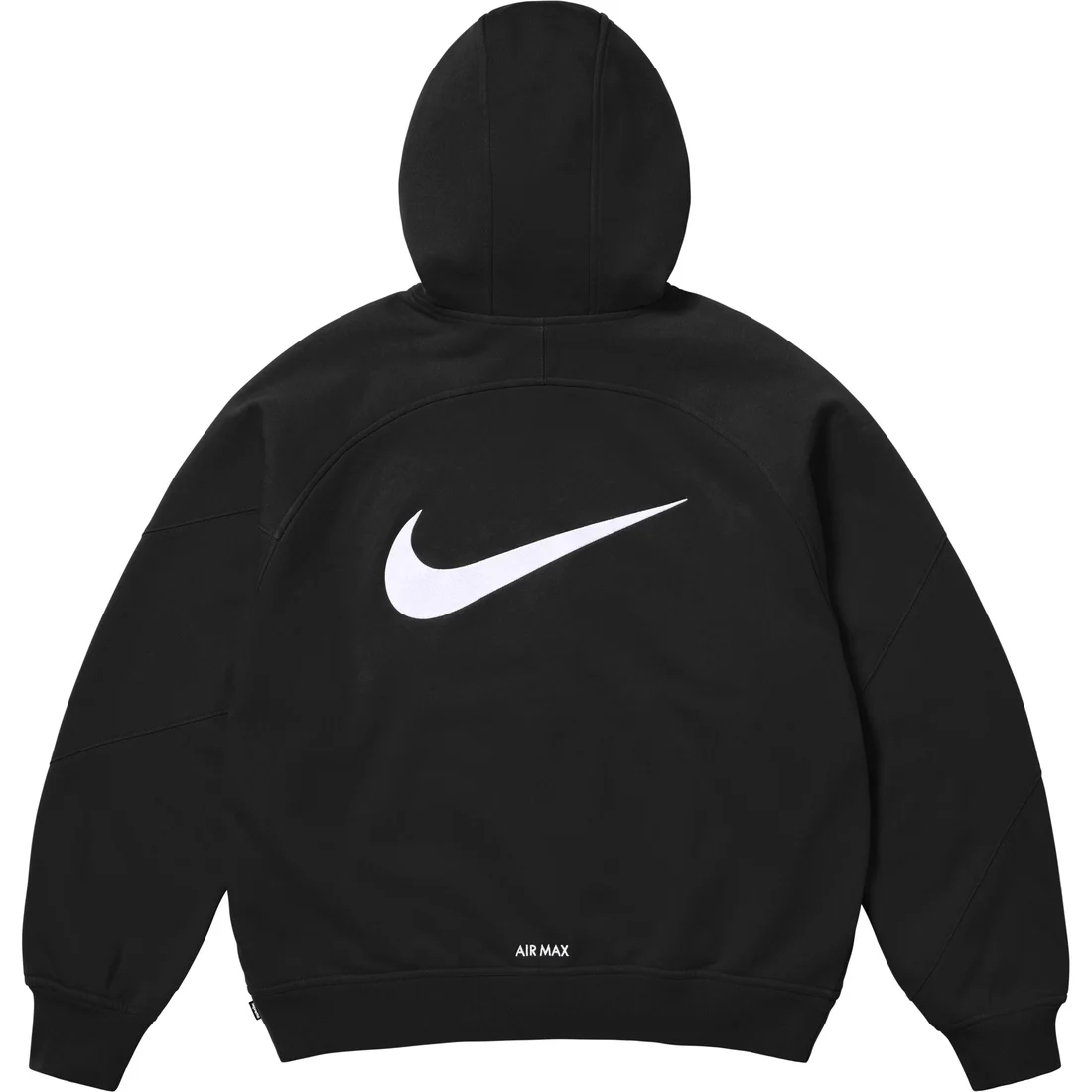 Толстовка Nike с капюшоном на молнии Supreme, черный