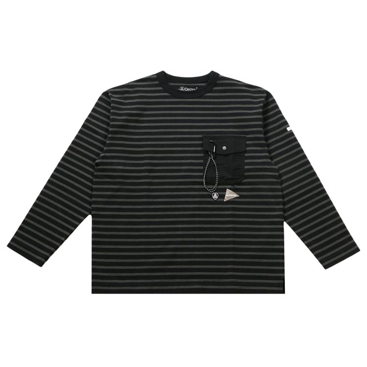

Футболка And Wander Orcival Long-Sleeve Tee 'Black', черный