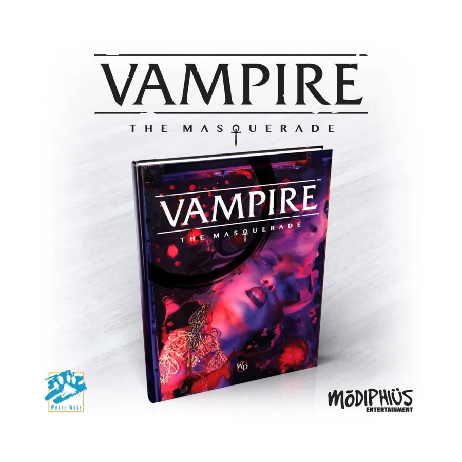 

Vampire - The Masquerade (5th Edition, 1st Printing), Vampire - The Masquerade (5th Edition, Modiphius Entertainment), твердый переплет