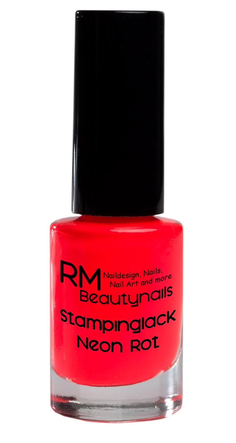 Набор неоновых лаков для стемпинга RM Beautynails, 6 цветов по 12 мл Rm Beautynails — фото 3