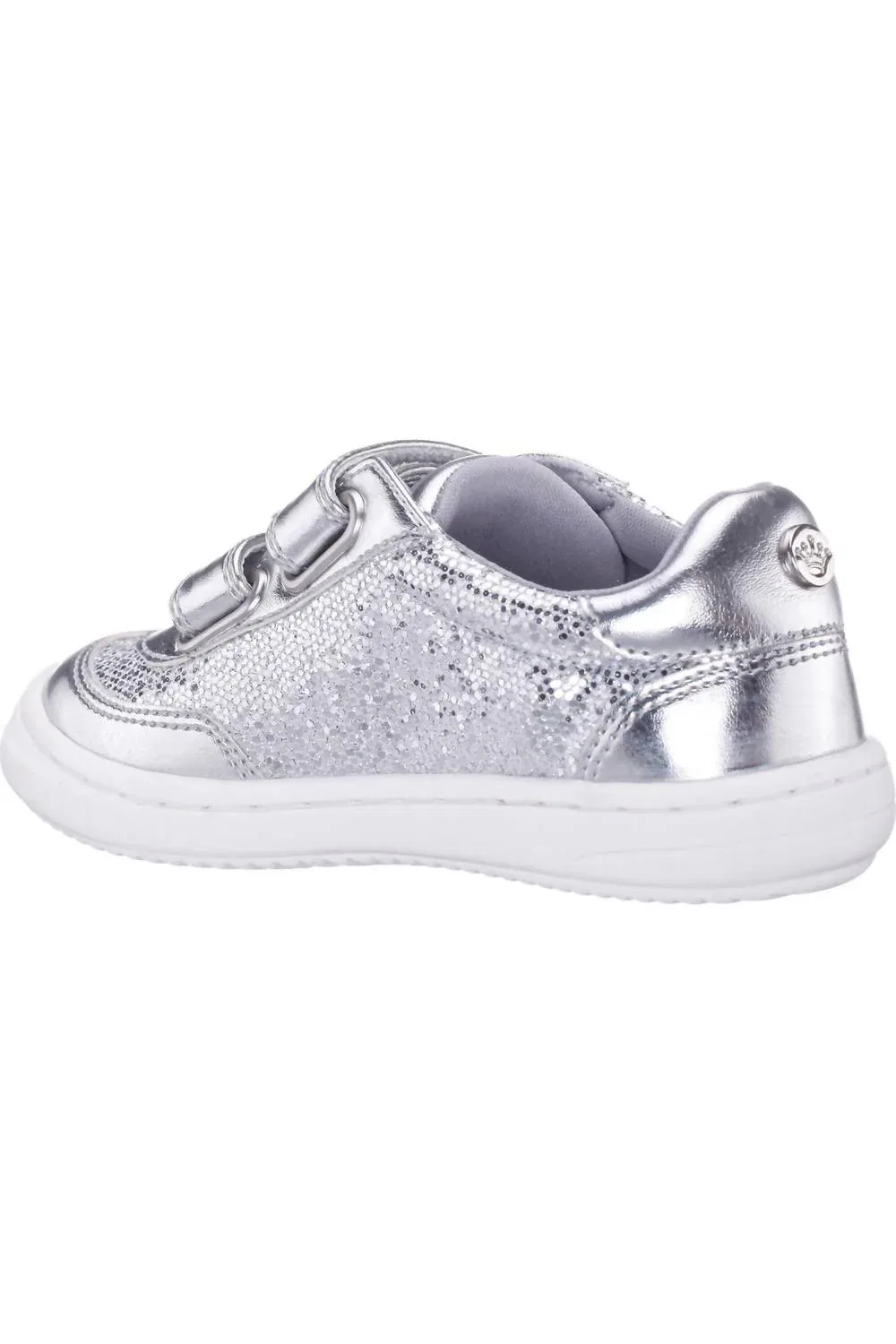 Кроссовки Desty для девочек с серебристыми блестками Nina, Silver Glitter — фото 2