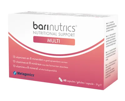 

Мультикапсулы Barinutrics с витаминами и минералами, 60 капсул Metagenics