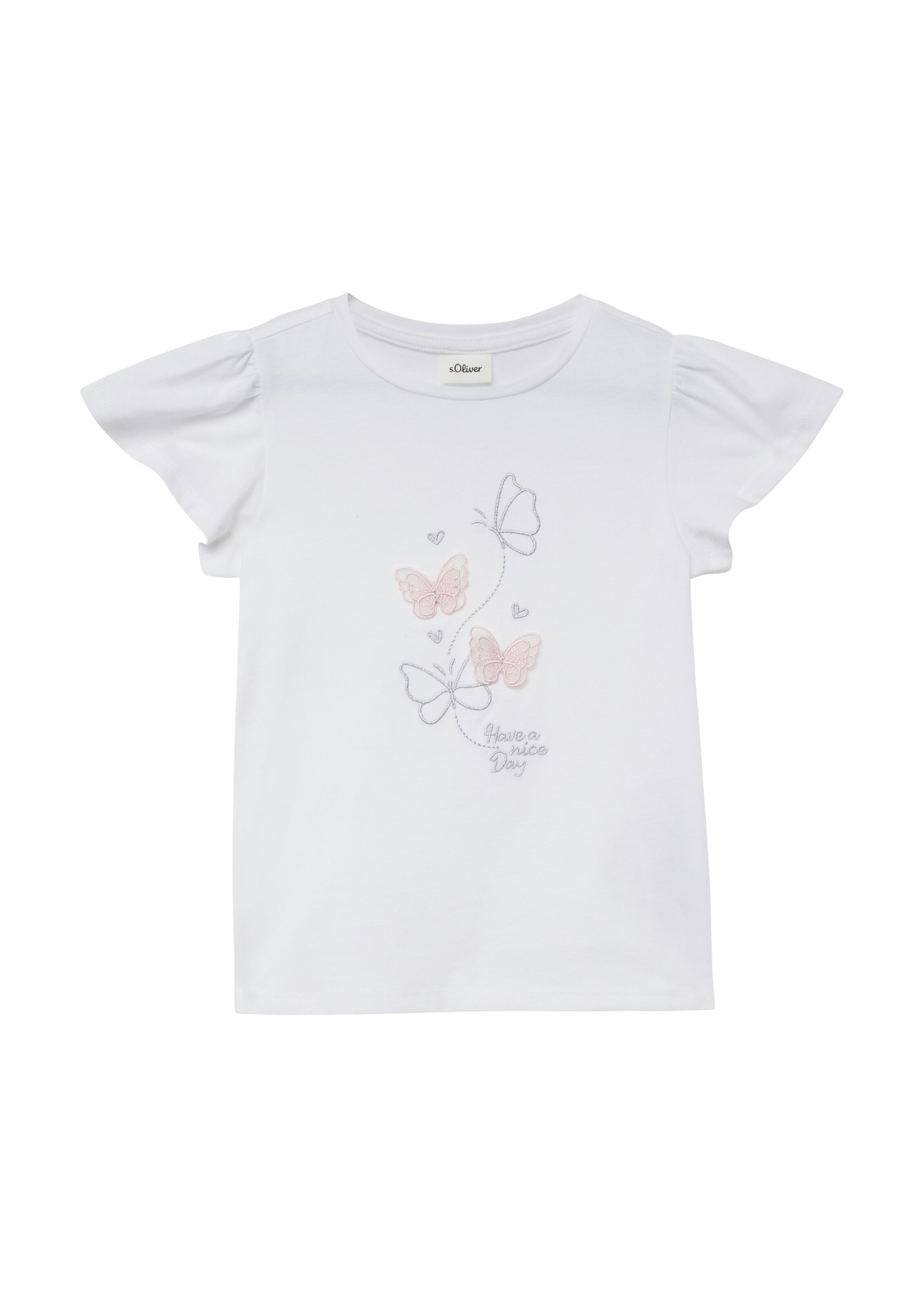 

s.Oliver Футболка в белом цвете