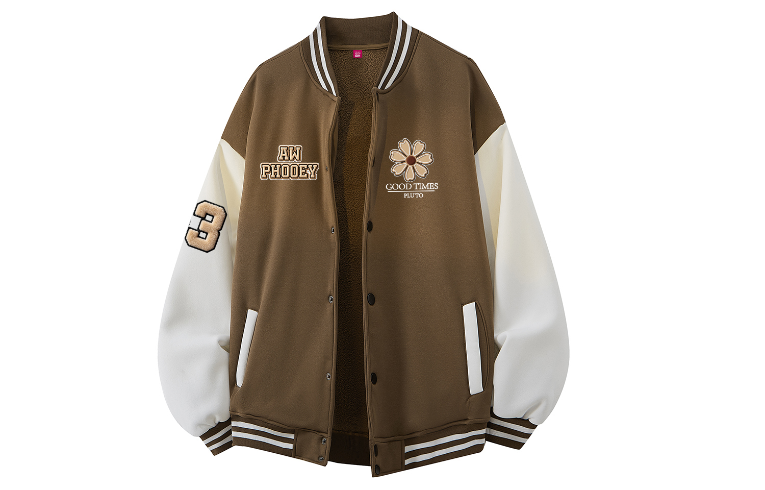 

Disney Бейсбольная майка унисекс, Coffee (Thickened Fleece-Lined)