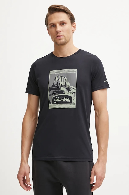 

Футболка хлопковая CSC Seasonal Logo Columbia, черный