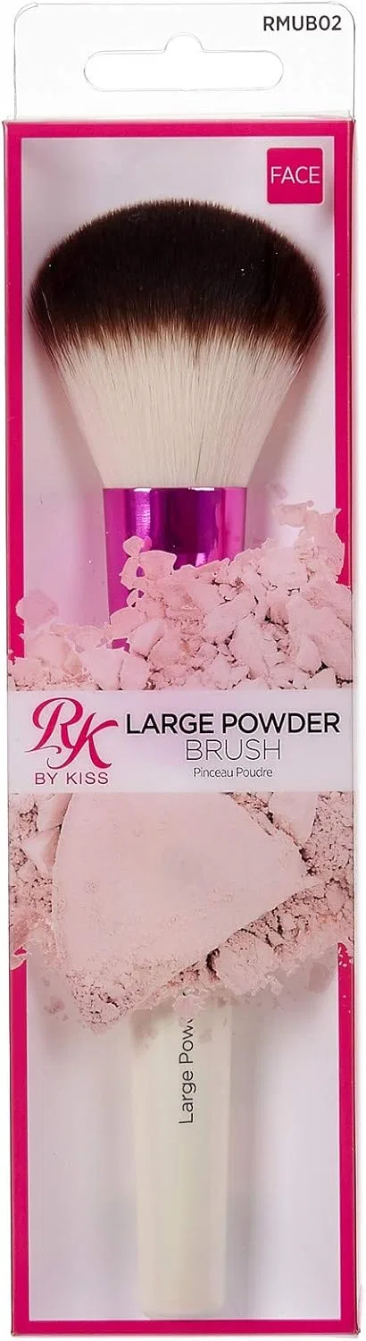 Кисть для макияжа пудровая большая Ruby Kisses 1 шт розовая — фото 2