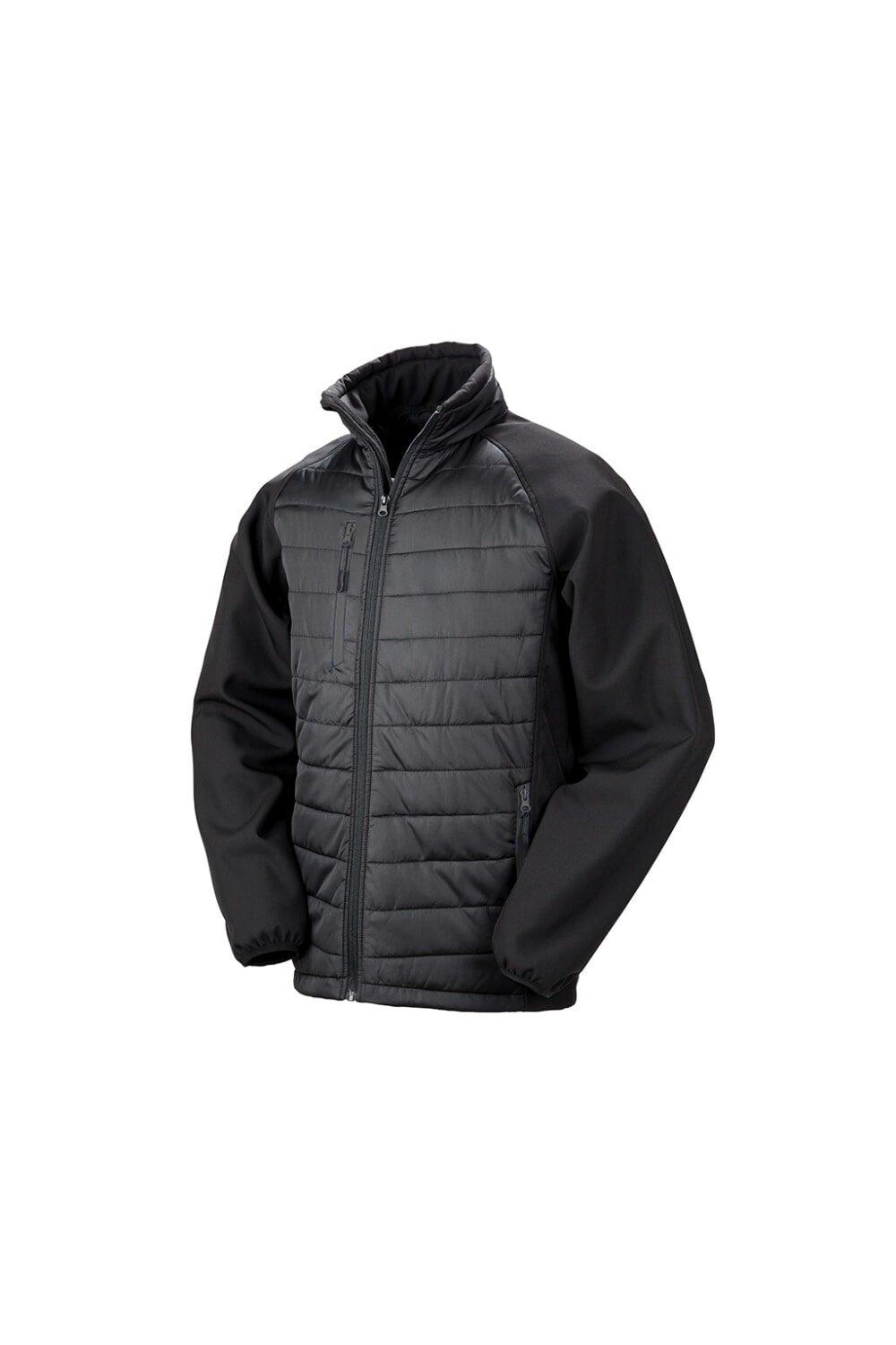 

Черная утепленная куртка Compass Soft Shell Result, черный