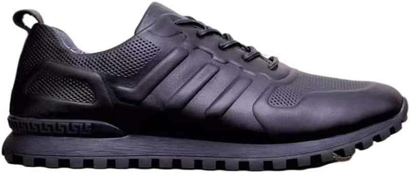 

Мужские слипоны Классические легкие кроссовки из натуральной коровьей кожи Повседневная обувь Mengchengying, черный