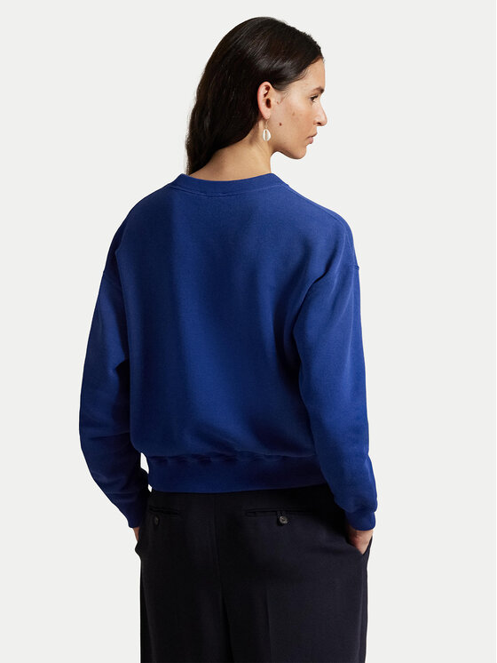 Свитшот relaxed fit 211971736001 Polo Ralph Lauren, синий — фото 3