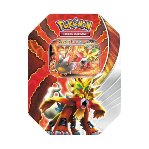 

Карточная игра Pokemon Tcg: Paradox Destinies Ex Tin – Gouging Fire