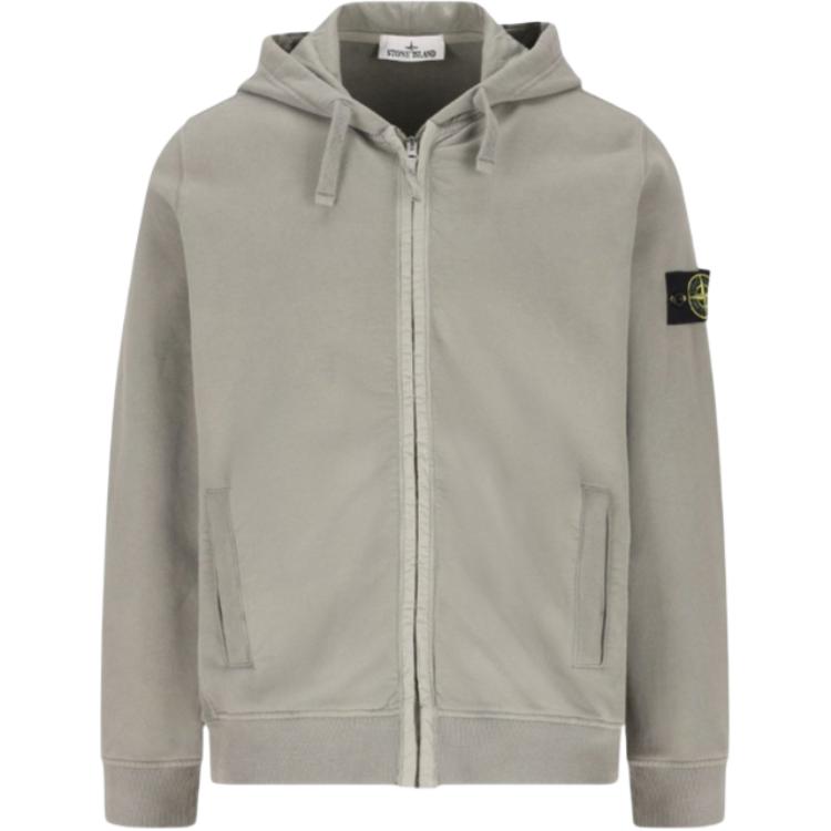 Компас значок худи STONE ISLAND, серый