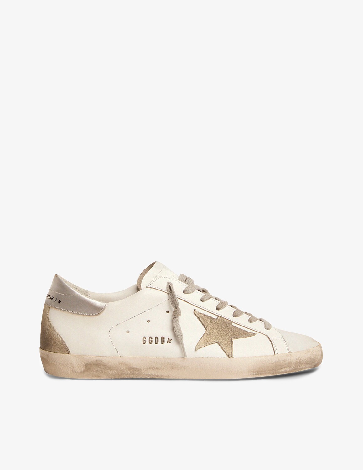 

Кожаные кроссовки Super Star Golden Goose, цвет White/Ice/Silver