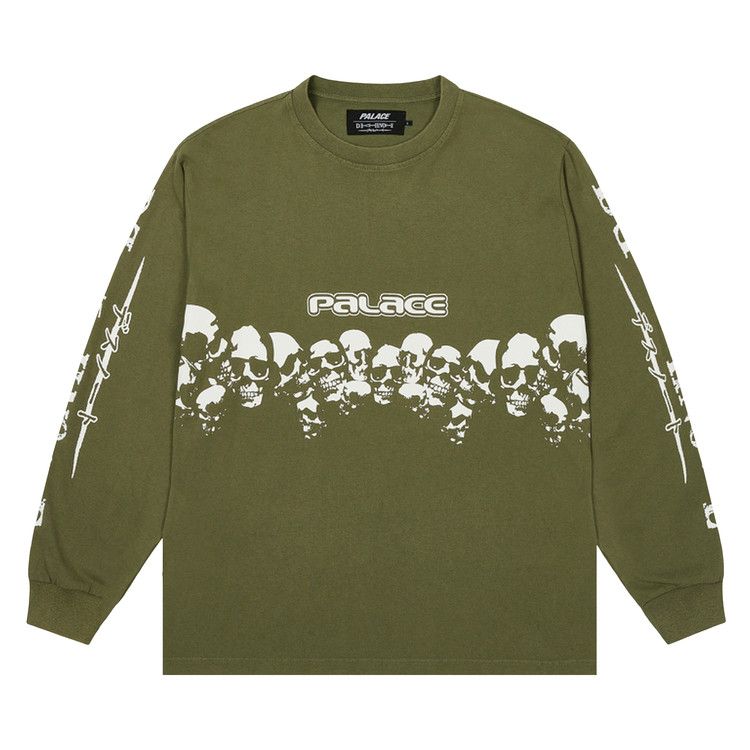 

Лонгслив Palace x Death Note Long-Sleeve, The Deep Green
