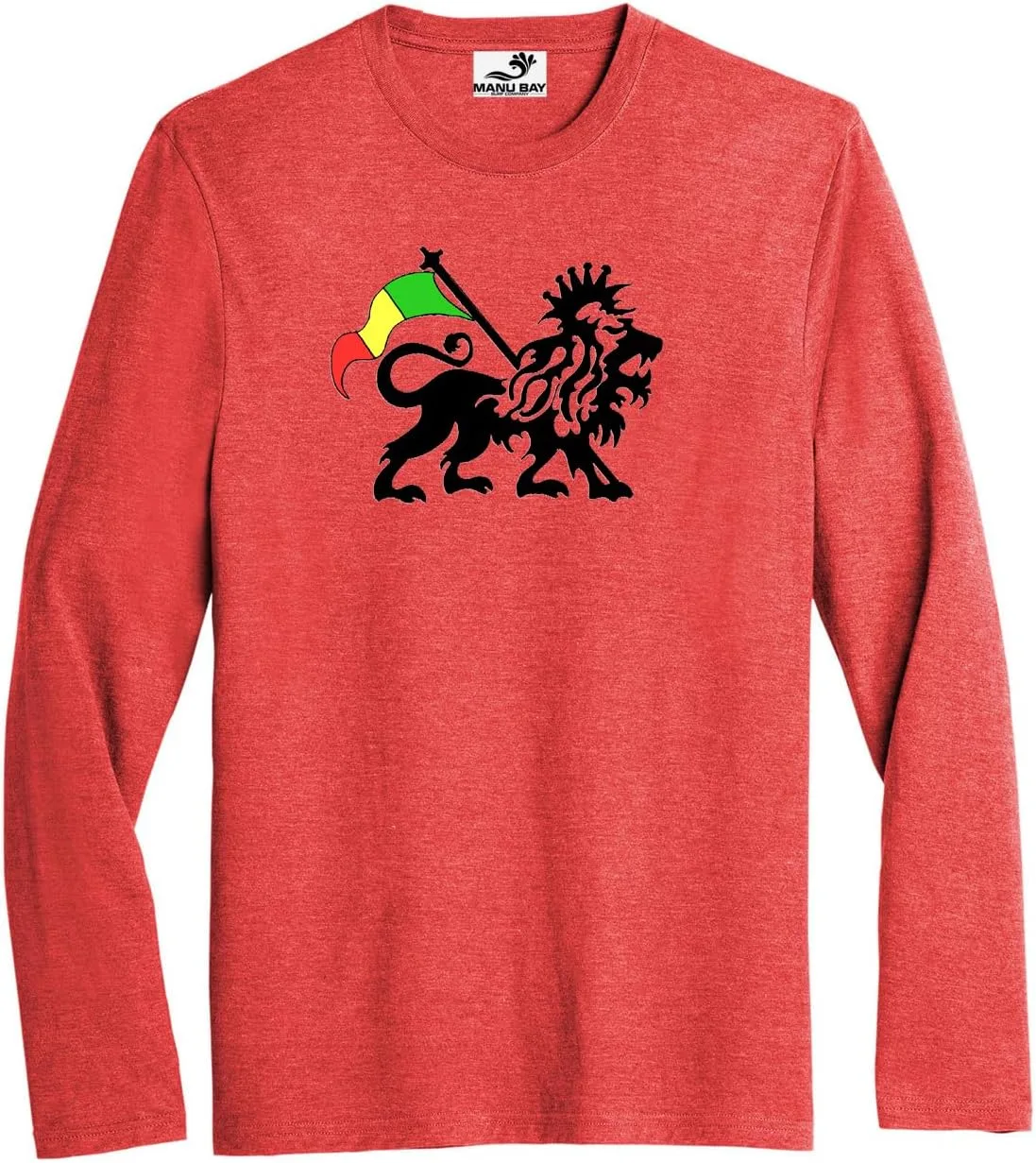 

Футболка с длинным рукавом Rasta Lion Moisture-Wicking Triblend Yoga Clothing For You