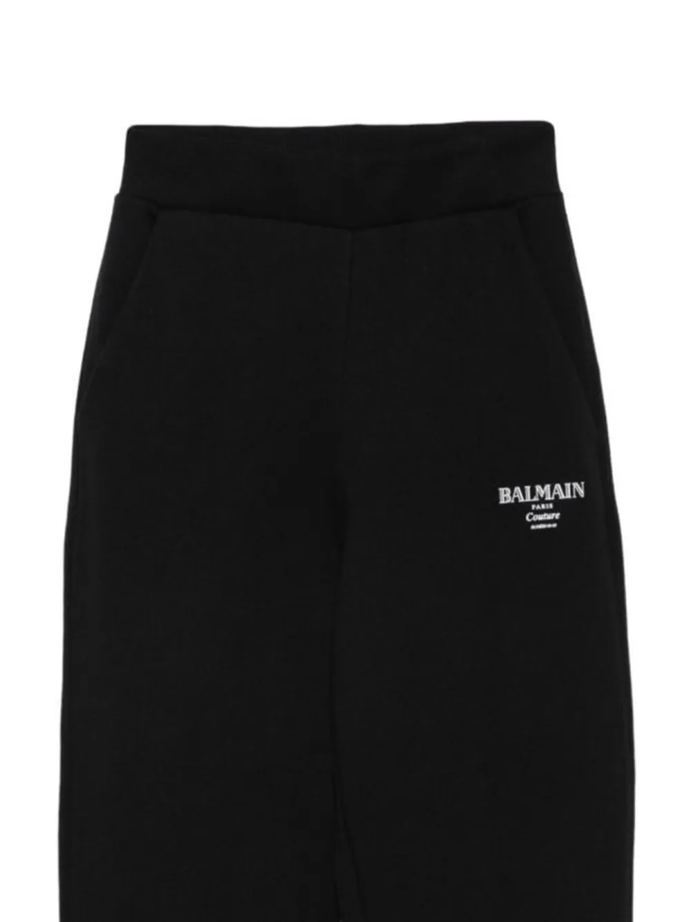 Спортивные брюки с логотипом Balmain Kids, черный — фото 2
