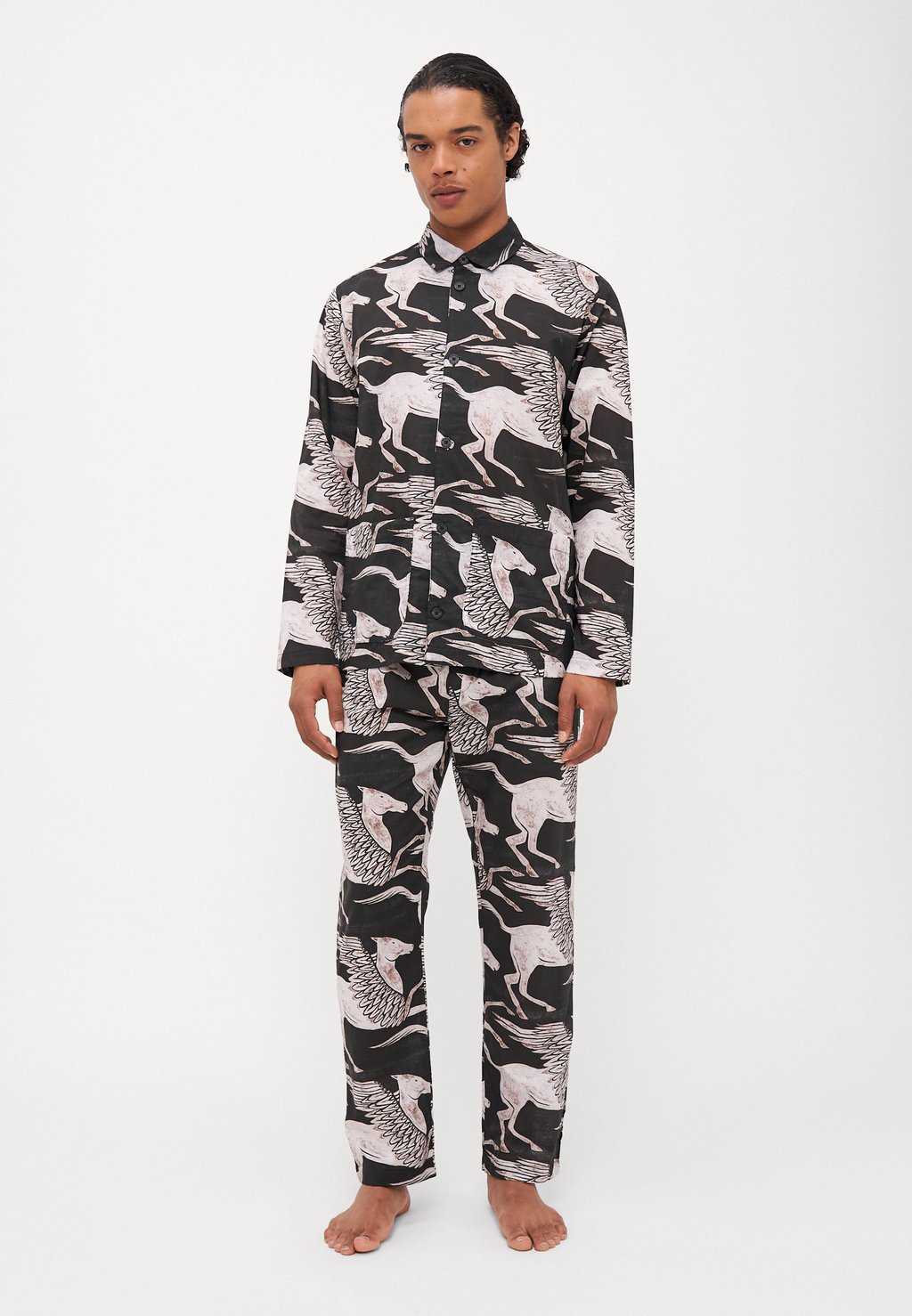 

Пижама MENS POCKET - Pyjama set Desmond & Dempsey, черный