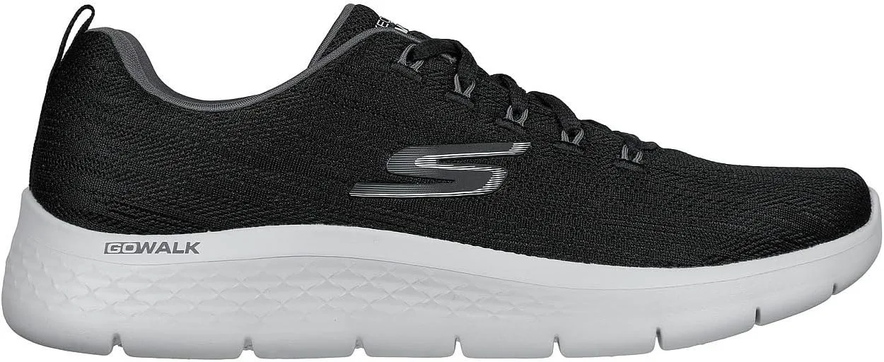 Мужские кроссовки Skechers Go Walk Flex - Independent, черный/серый — фото 2