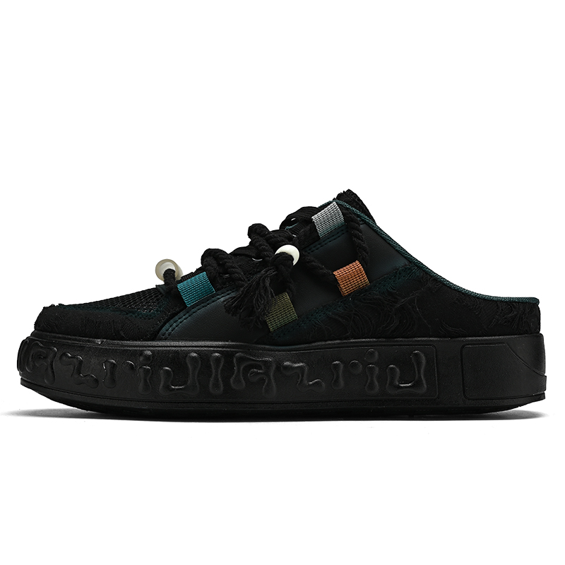 

Captain illy Закрытые тапочки мужские черные, цвет Black