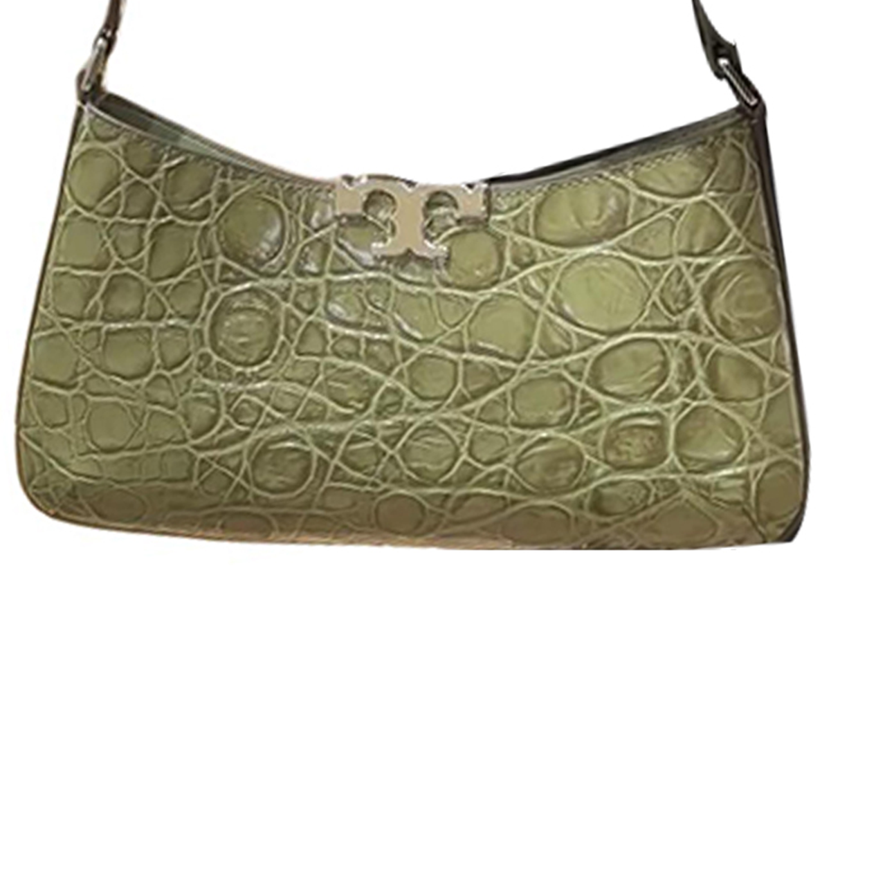 

Элеонор Кожаная Сумка Через Плечо Женская Мягкий Циан TORY BURCH, basic set (bag+dust bag)