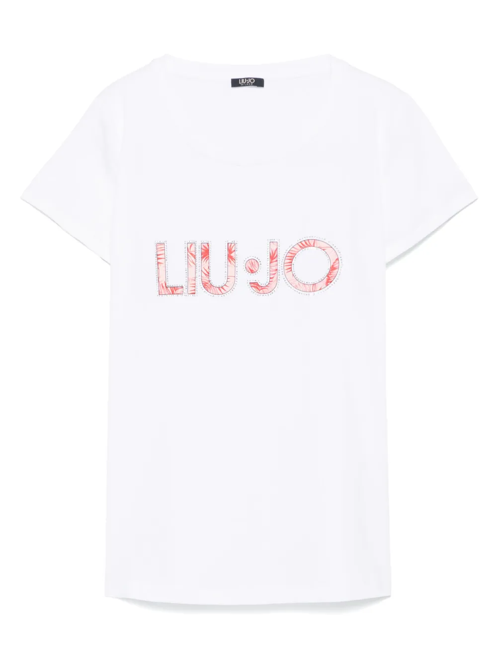 

Футболка с кристаллами Liu Jo, белый