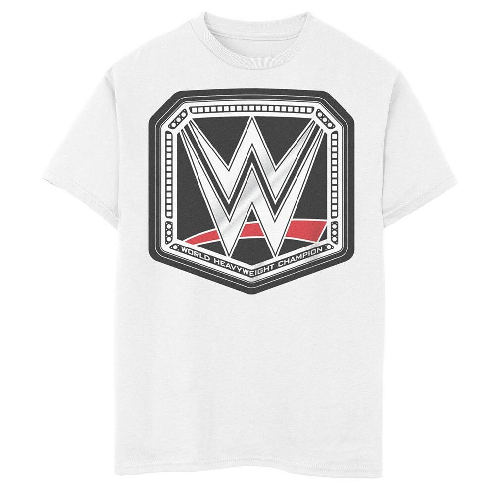Футболка с пряжкой и логотипом WWE для мальчиков 8–20 лет Licensed Character, белый