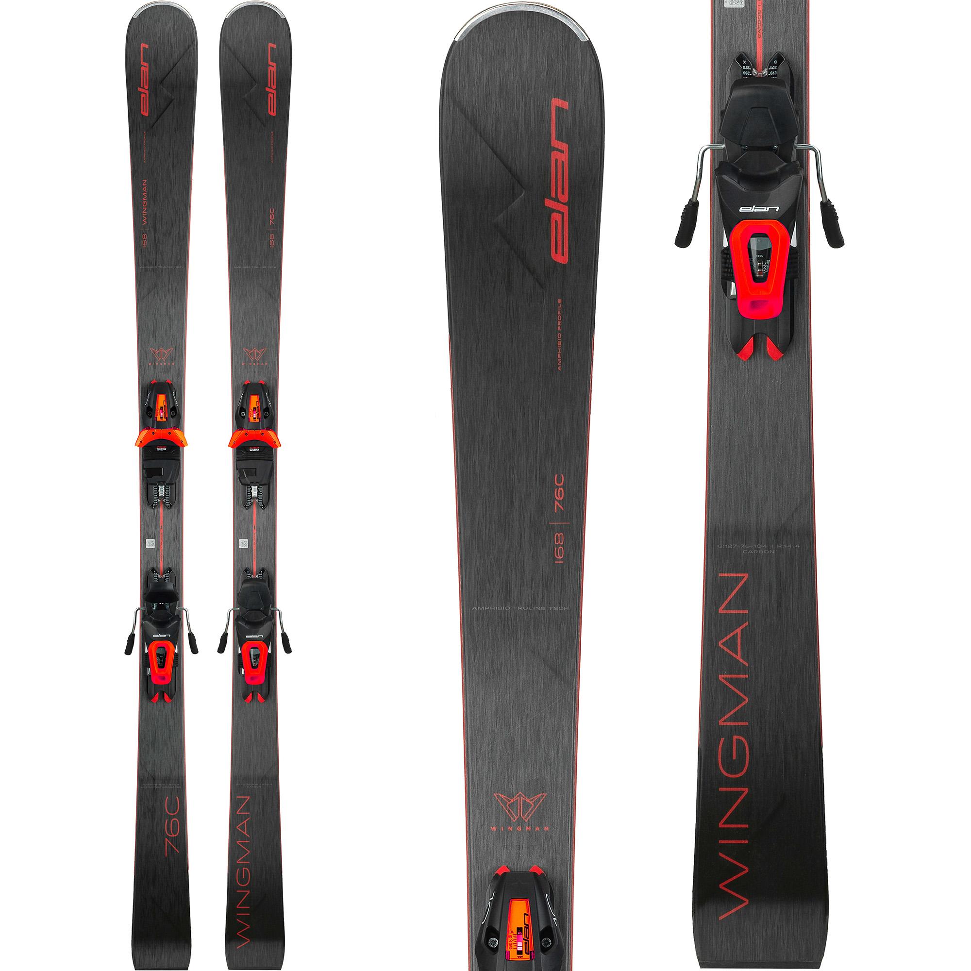 

Мужские лыжи Wingman 76 C с креплениями EL 10.0 GripWalk Shift '25 Elan, Black