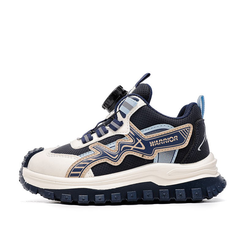 

Детские повседневные ботинки Kids WARRIOR, синий бежевый