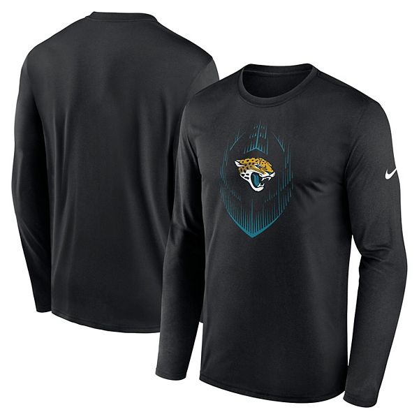 

Мужская черная футболка с длинным рукавом Jacksonville Jaguars Legend Icon Nike