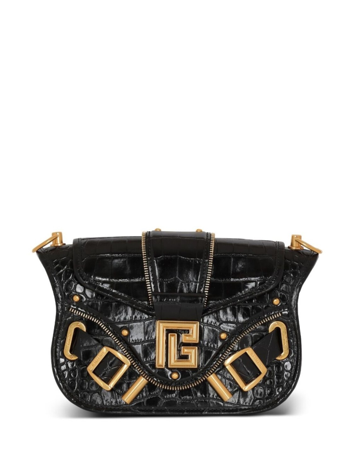 

Balmain сумка на плечо с логотипом, черный