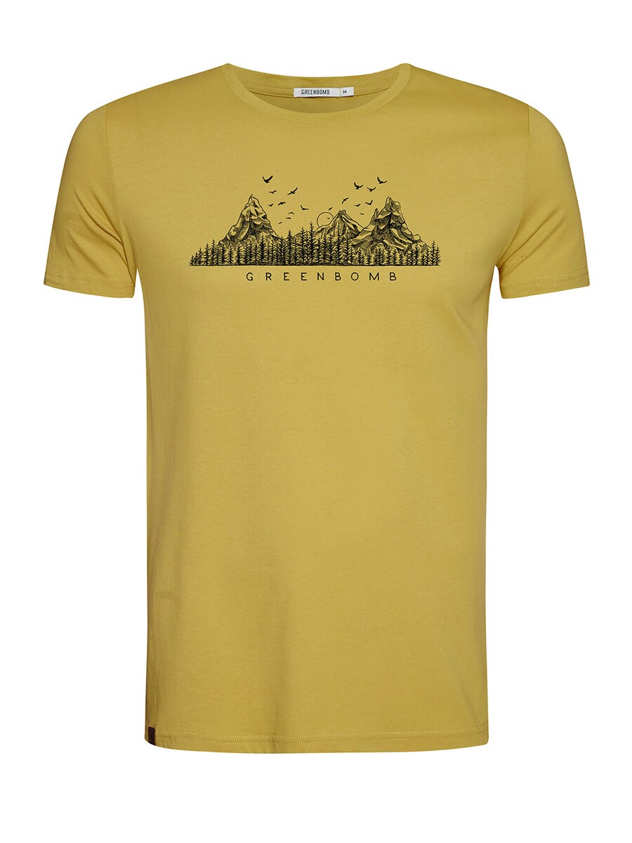 

Рубашка GREENBOMB Nature Mountain, цвет Mustard