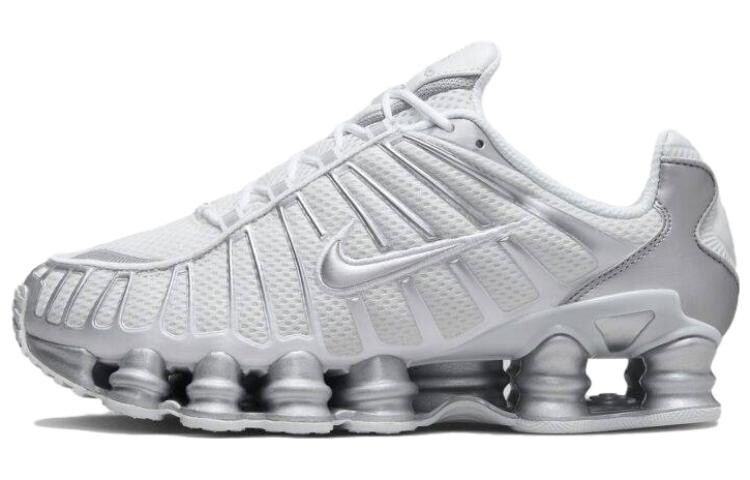 

Кроссовки Nike Shox TL White Chrome Women's, серебряный