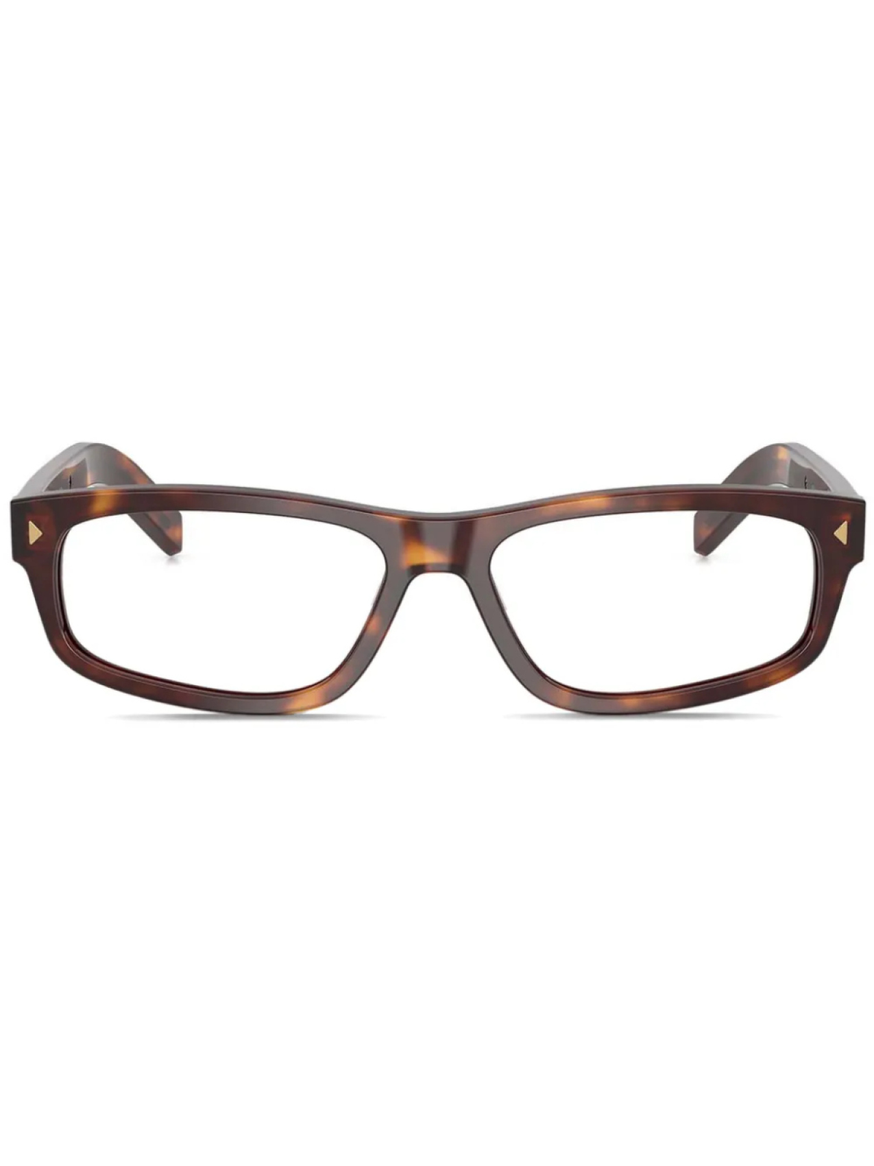 

Prada Eyewear очки в прямоугольной оправе, коричневый