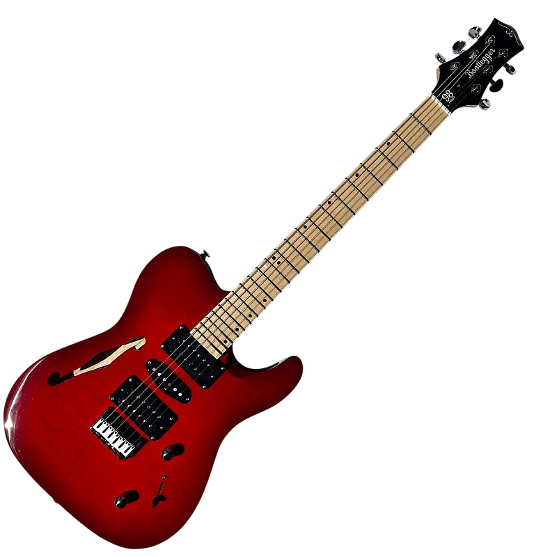 

Электрогитара BootLegger Guitar Rye Memphis 2023 - HSH - Coil Split - Red Burst - Case - Tele Style