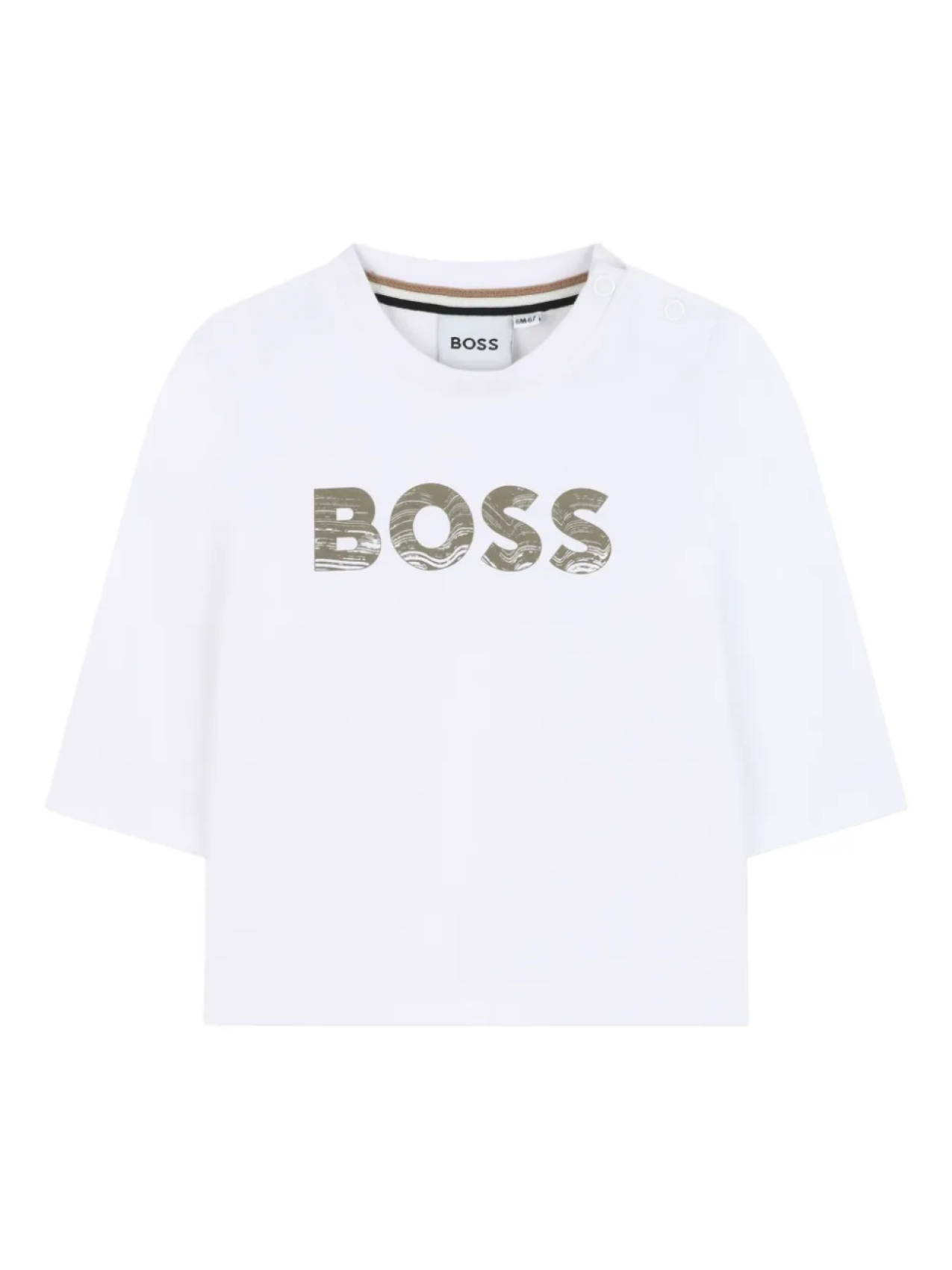 

BOSS Kidswear футболка с логотипом, белый