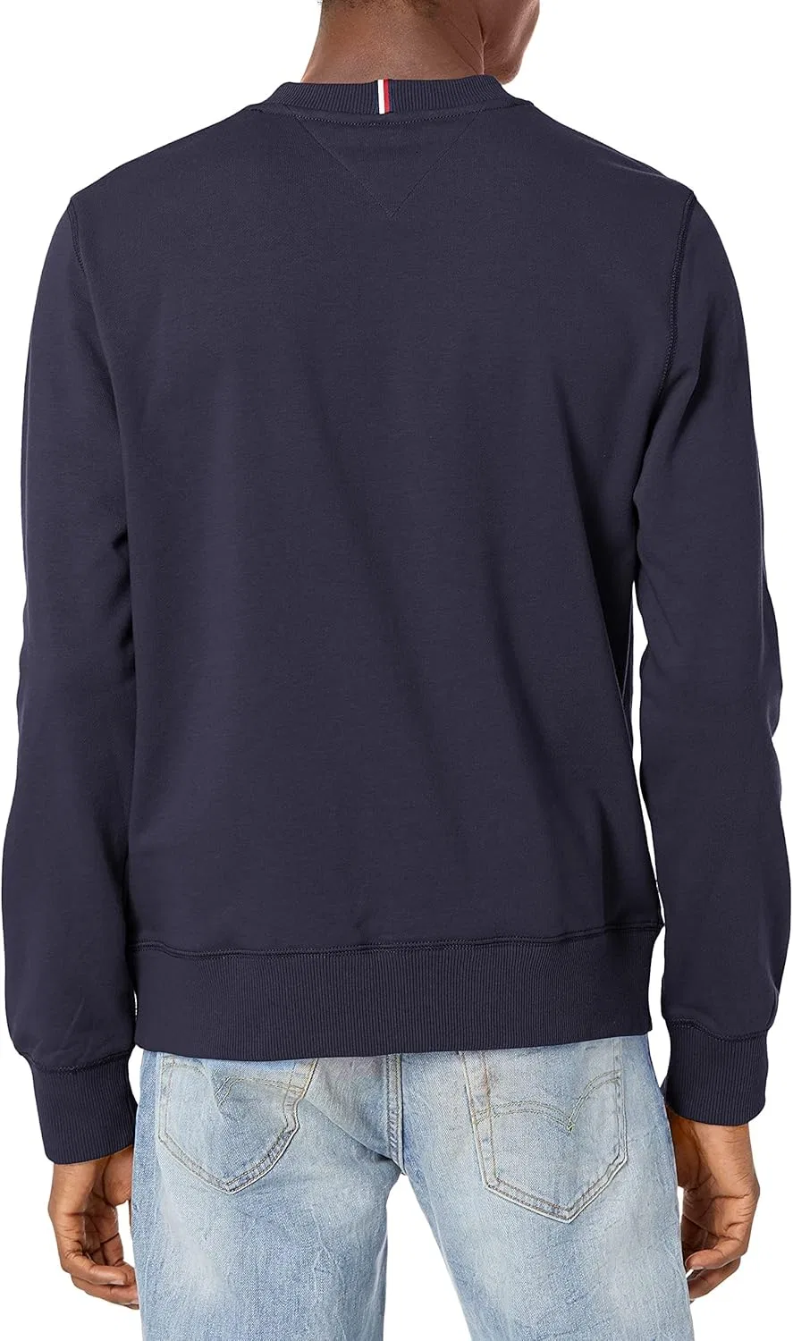 Худи Tommy Hilfiger, флис, цвет Sky Captain — фото 2