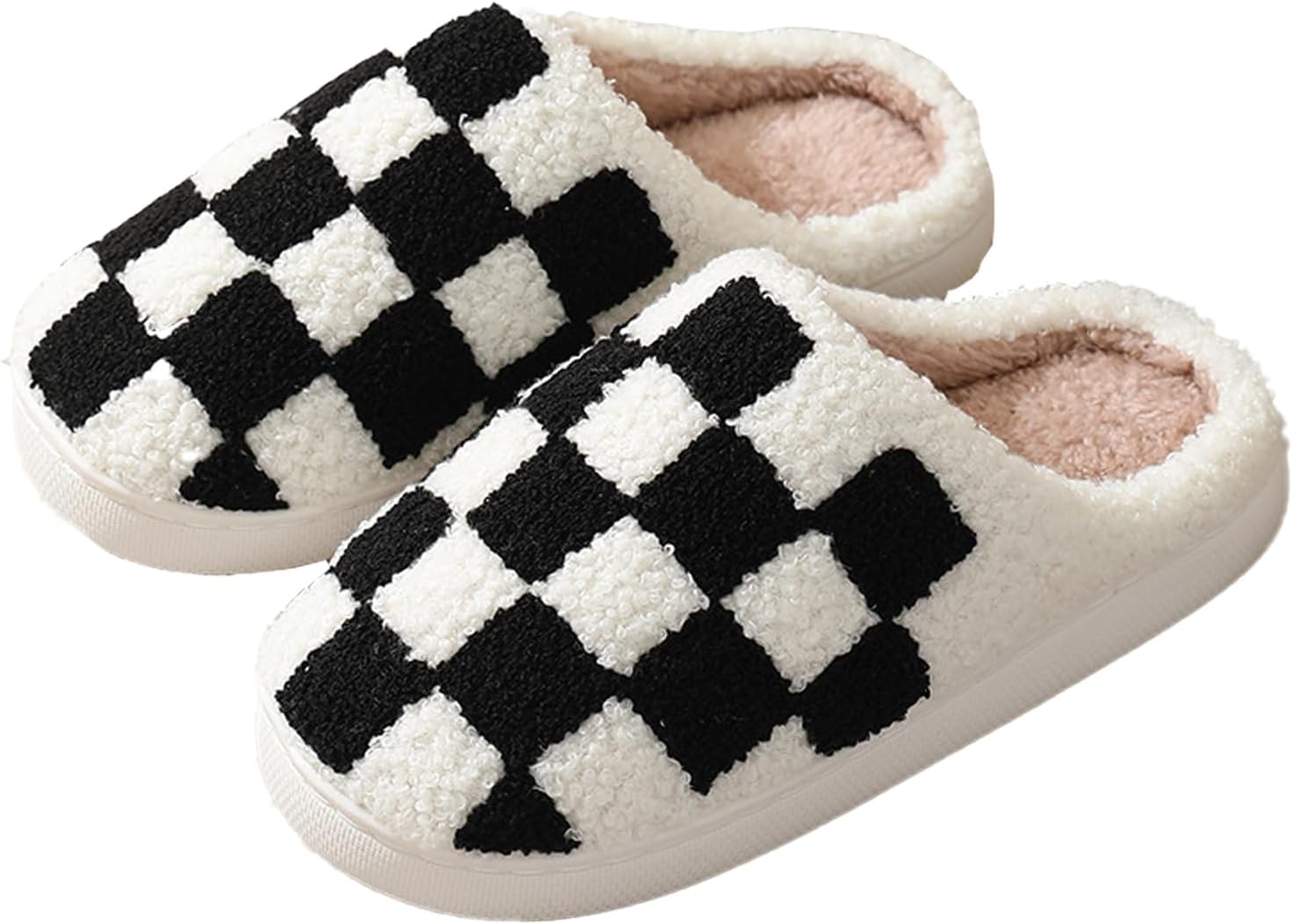 

Женские домашние тапочки oukisam Colorful Little Love, мужские мягкие тапочки, повседневные домашние тапочки, ретро мягкие плюшевые теплые тапочки на слипоне, для улицы и дома, для спальни, с противоскользящей подошвой, черный