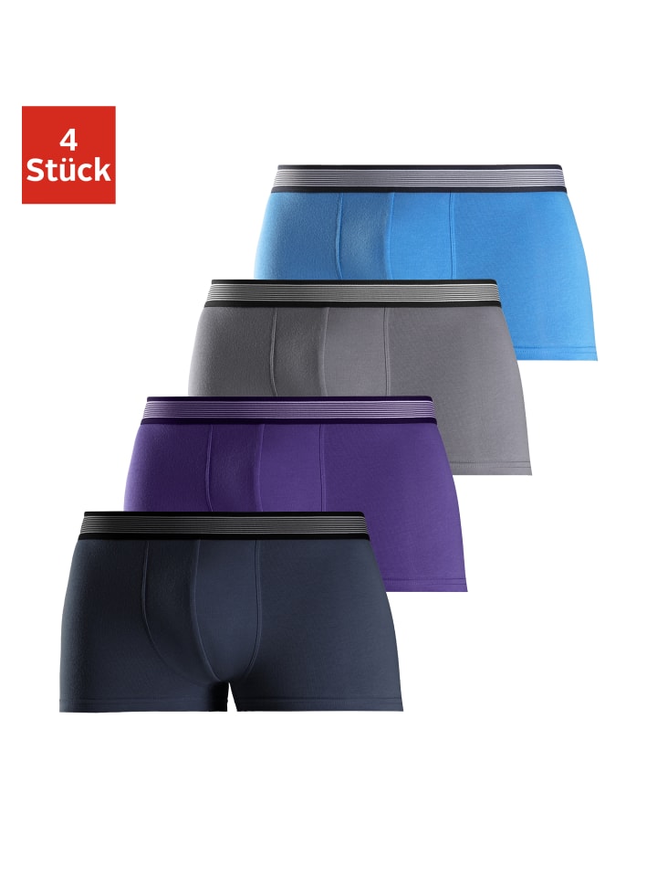 

Боксерские трусы H.I.S, цвет navy/lila/grau/blau