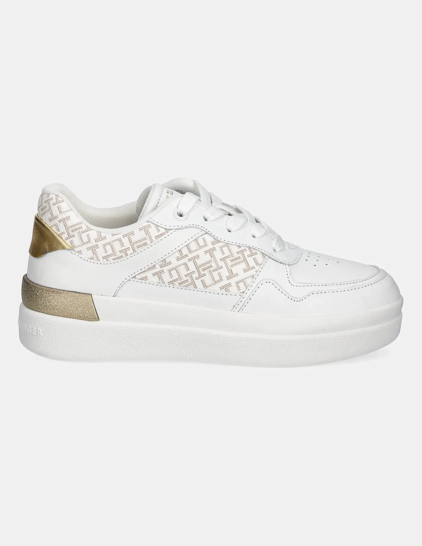 Кроссовки LUX COURT SNEAKER MONOGRAM Tommy Hilfiger, белый — фото 3