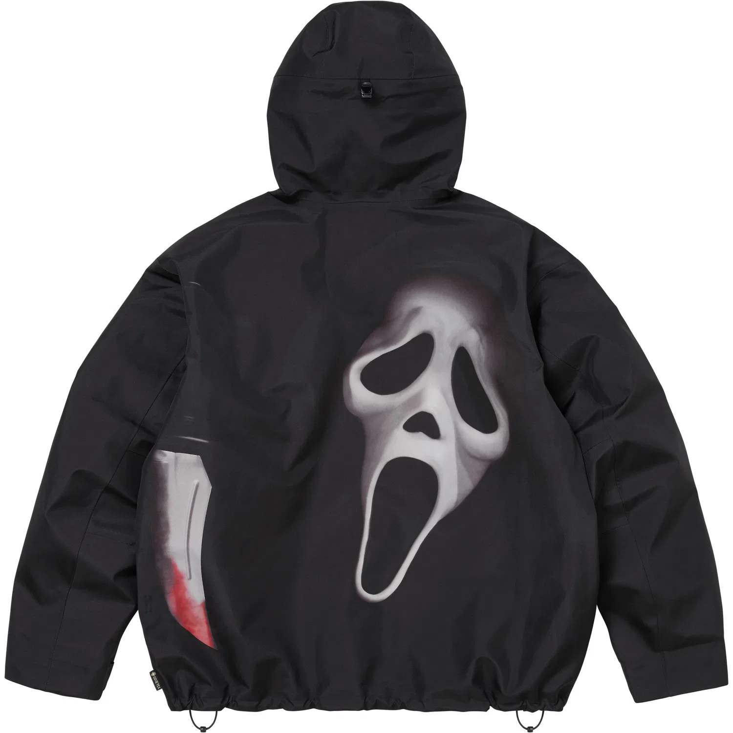 Ветровка Ghostface водонепроницаемая и дышащая, унисекс Supreme, Black