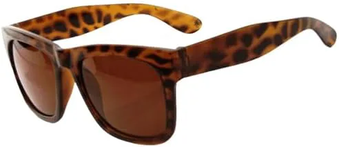 

Модные женские солнцезащитные очки 2026 года, простой ретро-стиль, зеркальные, для защиты глаз от ультрафиолета UV400, леопардовый принт, один размер MTZJH, One Color