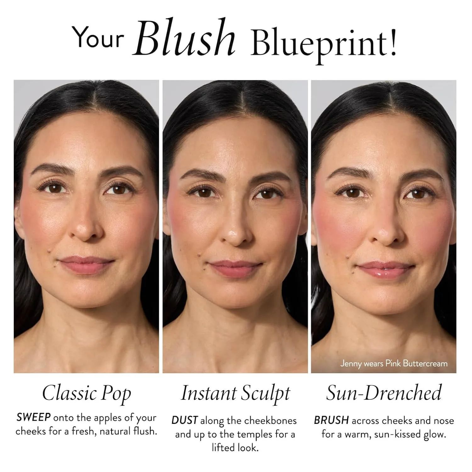 Запеченные румяна Laura Geller New York Baked Blush-n-Brighten Marbleized Blush для щек - Розовый кремовый оттенок - Натуральный финиш - Наслаиваемый цвет (2 шт.) 9.07 г (2 шт.), 01 Pink Buttercream — фото 4