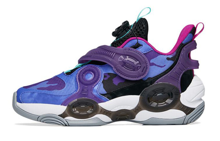 

Баскетбольные кроссовки Alien Kids GS Mid-top Mysterious Purple/black/dragon Purple Anta Kids