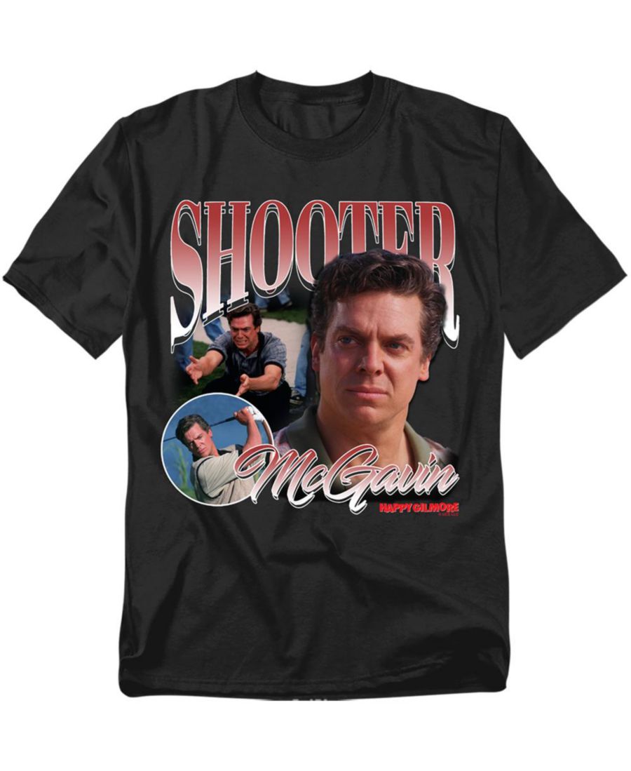 

Футболка в честь стрелка больших размеров Happy Gilmore, Black