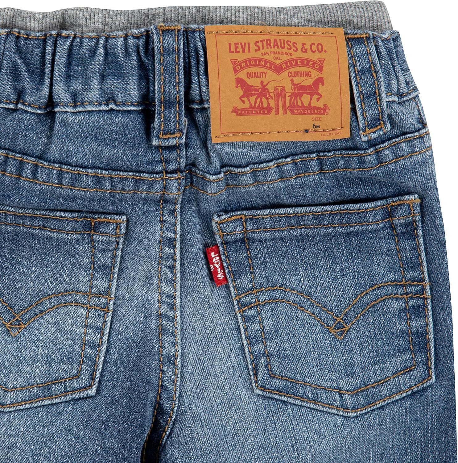 Джинсы Levi's Straight Fit для мальчиков и малышей, Vintage Sky/Straight — фото 3