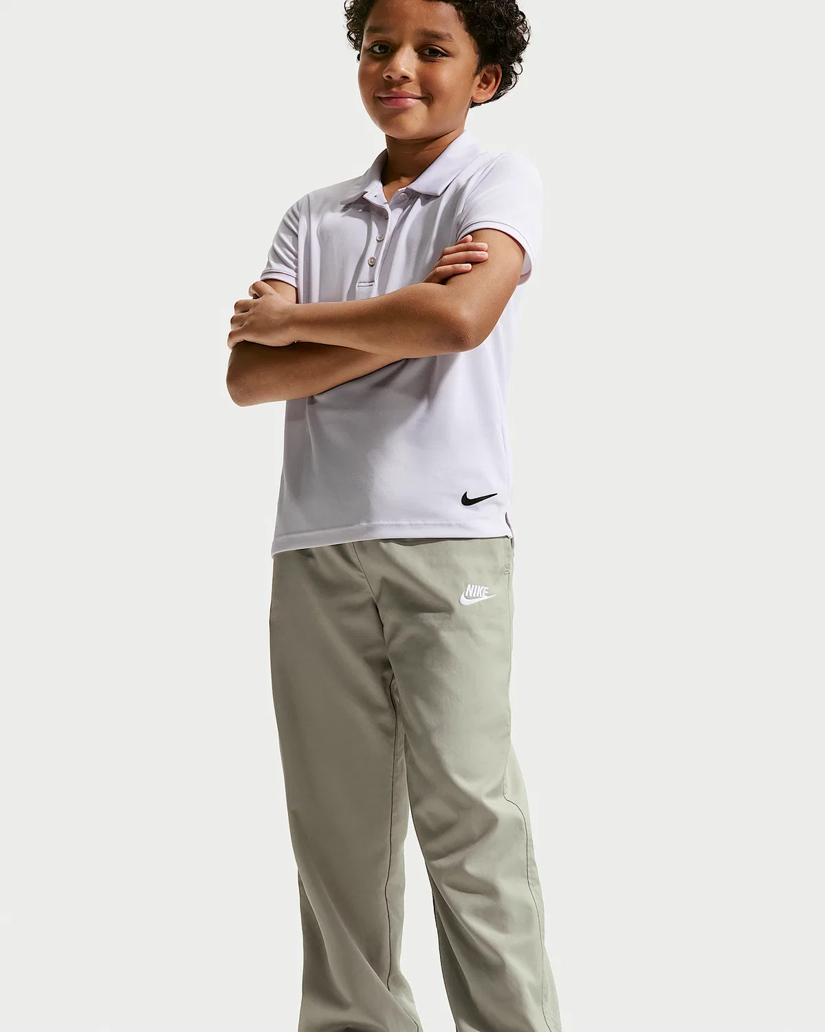 Детские спортивные штаны Nike Sportswear Club, Spruce Fog/White — фото 4
