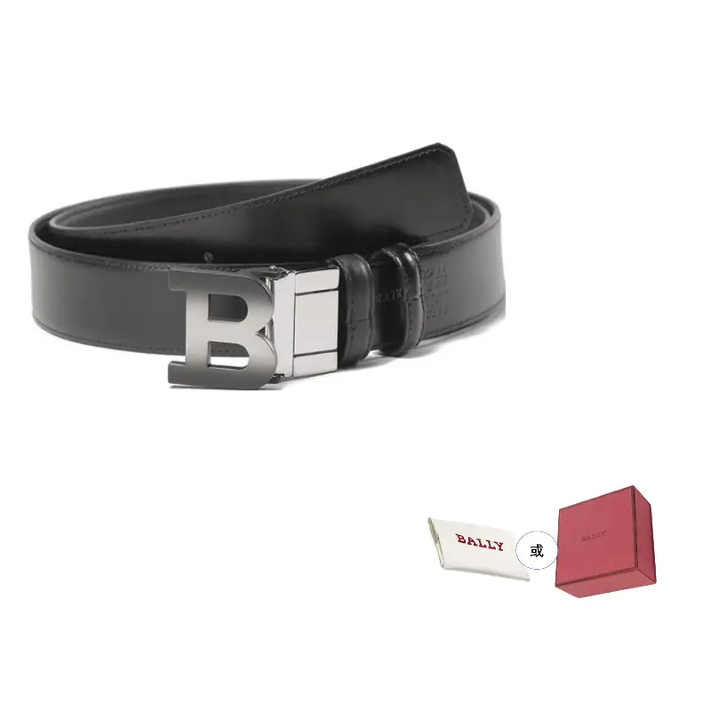 

BALLY Кожаный ремень мужской, Black