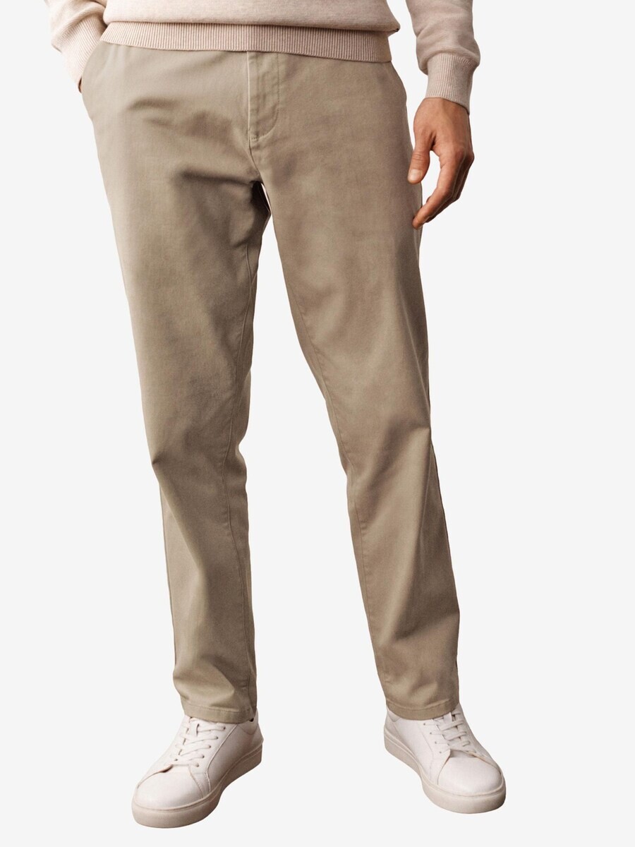 Брюки чинос Next Regular Chino Pants, бежевый — фото 2