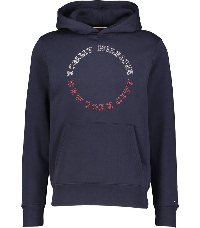 

Толстовка с круглым вырезом и монотипом Tommy Hilfiger, синий