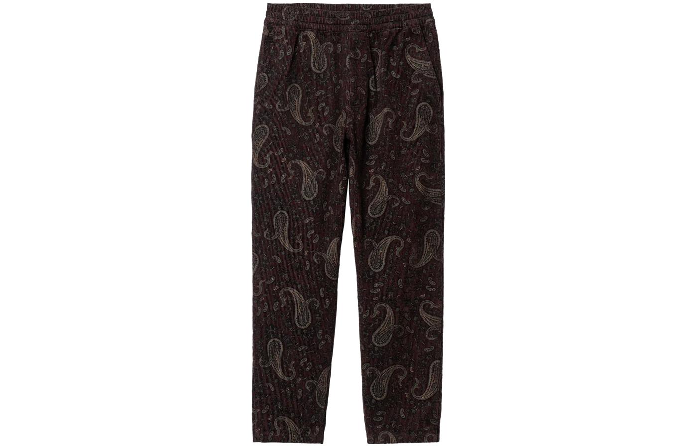 

Брюки Flint Paisley print Corduroy Carhartt WIP, коричневый